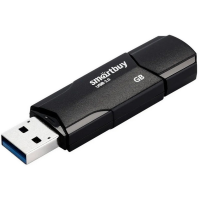 Флеш накопитель 8Gb USB 2.0 SmartBuy CLUE Black (SB8GBCLU-K)