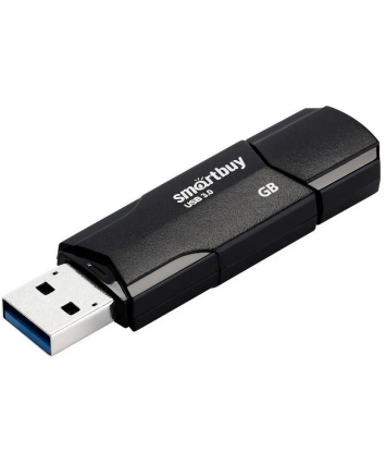 Флеш накопитель 8Gb USB 2.0 SmartBuy CLUE Black (SB8GBCLU-K)