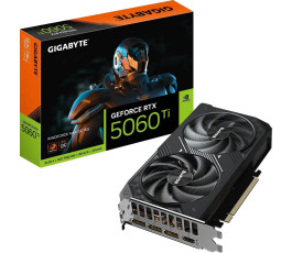Видеокарта PCI-E 5.0 16Gb GeForce RTX 5060 Ti Gigabyte WINDFORCE MAX OC