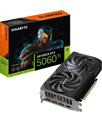 Видеокарта PCI-E 5.0 16Gb GeForce RTX 5060 Ti Gigabyte WINDFORCE MAX OC