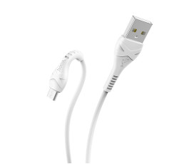 Кабель USB - MicroUSB, HOCO X37, 2.4А, 1 м, белый