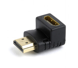 Переходник HDMI (Male) - HDMI (Female) Cablexpert A-HDMI90-FML, угловой