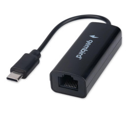 Проводной сетевой Type-C LAN адаптер Gembird NIC-U10, RJ45 100/100Mbps