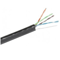 Кабель внешний витая пара Бухта 305м ExeGate UTP4CAT5E 24AWG на тросу, медь EX190974RUS