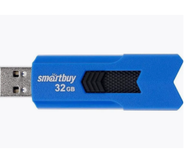 Флеш накопитель 32Gb USB 2.0 SmartBuy STREAM Blue (SB32GBST-B)