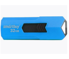 Флеш накопитель 32Gb USB 2.0 SmartBuy STREAM Blue (SB32GBST-B)