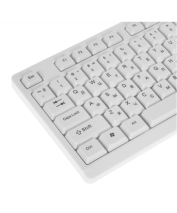 Клавиатура Gembird KB-8355U, бежевый/белый, USB
