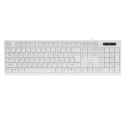 Клавиатура Gembird KB-8355U, бежевый/белый, USB