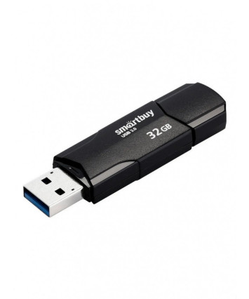 Флеш накопитель 32Gb USB 2.0 SmartBuy CLUE Black (SB32GBCLU-K)