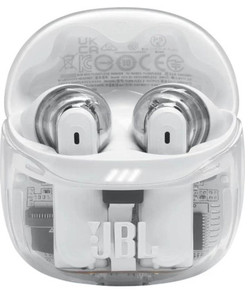 Bluetooth Гарнитура JBL Tune Flex 2, прозрачный/белый