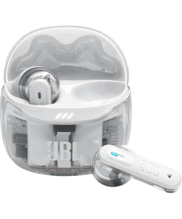 Bluetooth Гарнитура JBL Tune Flex 2, прозрачный/белый
