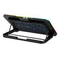Охлаждающая подставка для ноутбука PANTEON CP-176 RGB Black 9"-17", USB, 6 вентиляторов