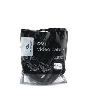 Кабель DVI-D, M-M, 4.5m, Cablexpert CC-DVIL-BK-15