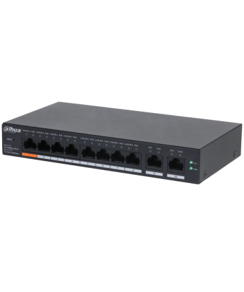 Коммутатор Dahua DH-CS4010-8ET-60, управляемый, PoE