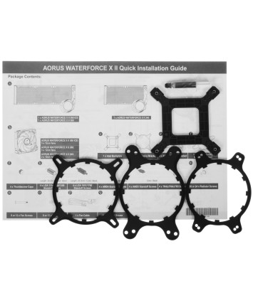 Система водяного охлаждения для процессора Gigabyte AORUS Waterforce X II 360