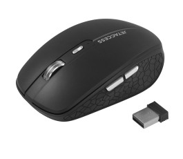 Мышь беспроводная JETACCESS OM-98 BW, BT+2.4G, черный