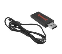 Беспроводная гарнитура игровая Redragon Zeus Pro, BT+2.4G, черный