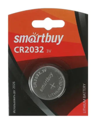 Батарейка Smartbuy CR2032/1B 1шт