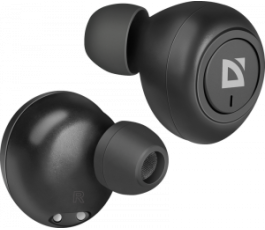 Bluetooth Гарнитура Defender Twins 638 черный,TWS