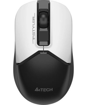 Мышь беспроводная A4Tech Fstyler FG12S Panda, белый/черный