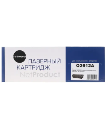 Картридж совместимый NetProduct N-Q2612A (LJ 1010/1020/3050) 2K
