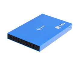 Контейнер для жесткого диска 2,5" USB 3.0 Gembird EE2-U3S-56 SATA синий металлик