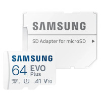 Карта памяти microSDXC UHS-I Card 64Gb Samsung EVO PLUS (с адаптером)