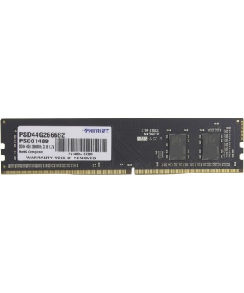 Модуль памяти DDR4 4Gb PC21300 2666MHz Patriot PSD44G266682