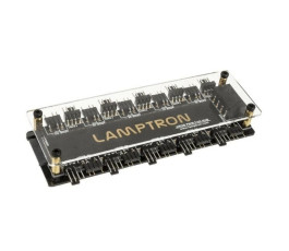 Разветвитель для подключения вентиляторов и подсветки Lamptron SP901-ARGB PWM FAN HUB LAMP-FARGB