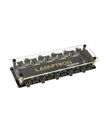Разветвитель для подключения вентиляторов и подсветки Lamptron SP901-ARGB PWM FAN HUB LAMP-FARGB