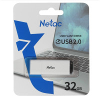Флеш накопитель 32Gb USB 2.0 Netac U185 (NT03U185N-032G-20WH), белый