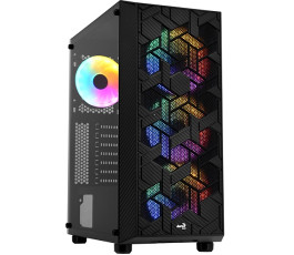 Корпус ATX без БП AeroCool Hive-G-BK-v2 (уценка)