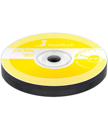Оптический диск CD-RW SmartTrack CB-10, 700Mb, 12x, (10шт)