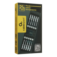 Отвертка с набором бит Cablexpert TK-SD-09R (21 предмет)