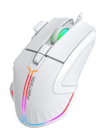 Мышь игровая PANTEON MS89, белая USB
