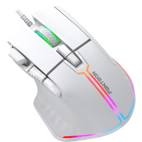 Мышь игровая PANTEON MS89, белая USB