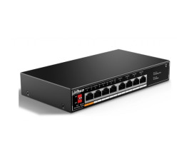 Коммутатор Dahua DH-SF1008LP, 8port, PoE