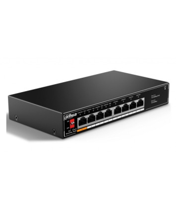 Коммутатор Dahua DH-SF1008LP, 8port, PoE