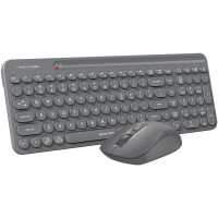 Беспроводной набор, клавиатура + мышь, A4Tech Fstyler FG3300 Air 2, серый