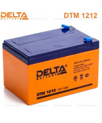 Аккумулятор Delta DTM 1212 12V 12A