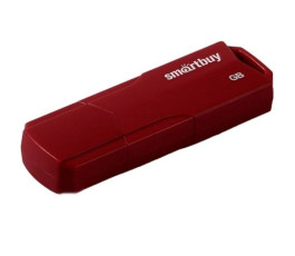 Флеш накопитель 8Gb USB 2.0 SmartBuy CLUE Red (SB8GBCLU-R)
