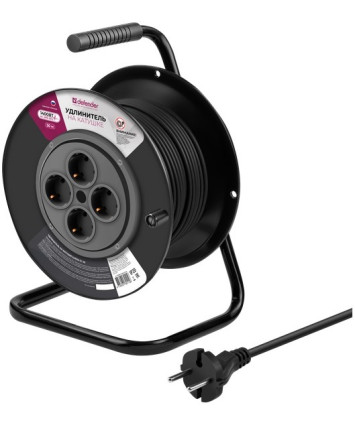Удлинитель на катушке Defender ExtR2G-01-30 6А, 30м, без заземления