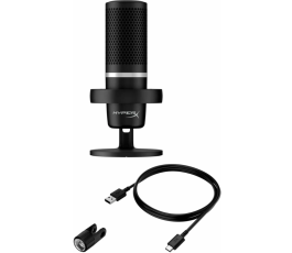 Игровой микрофон HyperX DuoCast, черный