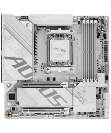 Материнская плата Socket AM5 GIGABYTE B850M AORUS ELITE WIFI6E ICE (B850M A ELT WF6E ICE)