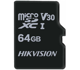 Карта памяти MicroSDHC 64Gb Hikvision HS-TF-C1(STD)/64G/ZAZ01X00/OD class 10 (без адаптера)