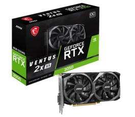 Видеокарта nVidia PCI-E 4.0 8Gb GeForce RTX3050 MSI VENTUS 2X XS (RTX 3050 VENTUS 2X XS 8G)