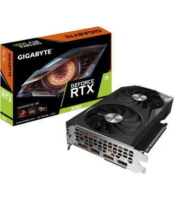 Видеокарта PCI-E 4.0 8Gb GeForce RTX 3060 Gigabyte GAMING OC (GV-N3060GAMING OC-8GD 2.0)