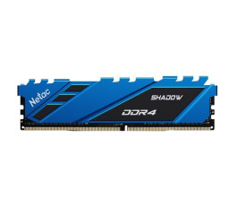 Модуль памяти DDR4 8Gb PC28800 3600Mhz Netac Shadow NTSDD4P36SP-08B Blue, с радиатором