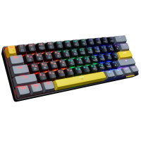 Клавиатура механическая PANTEON T3 BS HS RB, 60%, Rainbow, черный/серый (40)