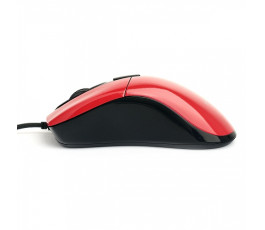 Мышь проводная Gembird MOP-415-R, красный, USB